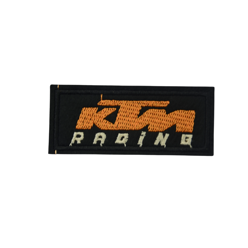 Aplique Ktm 8x3.5cm Negro