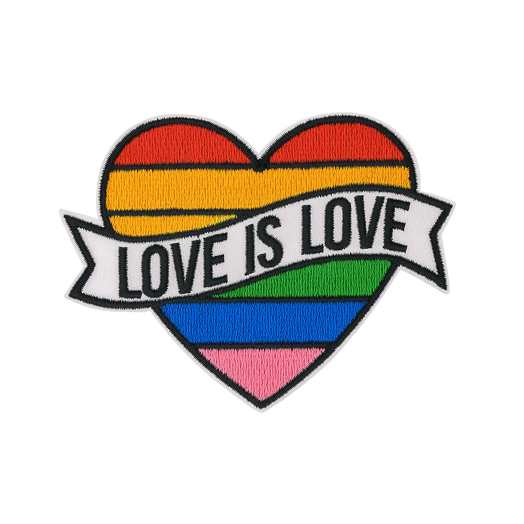 Aplique Corazón Love Is Love 6cm