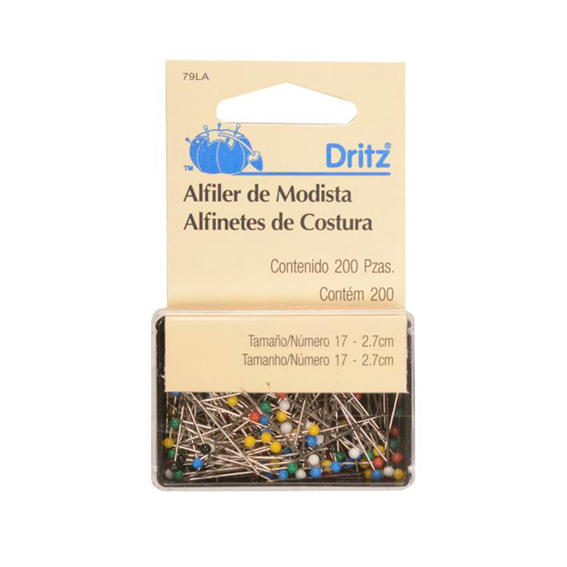 Alfiler Dritz Cabeza Colores 79LA