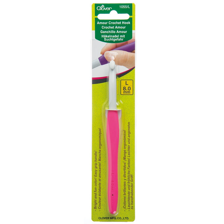 Aguja Crochet Amour Ergonómica Clover