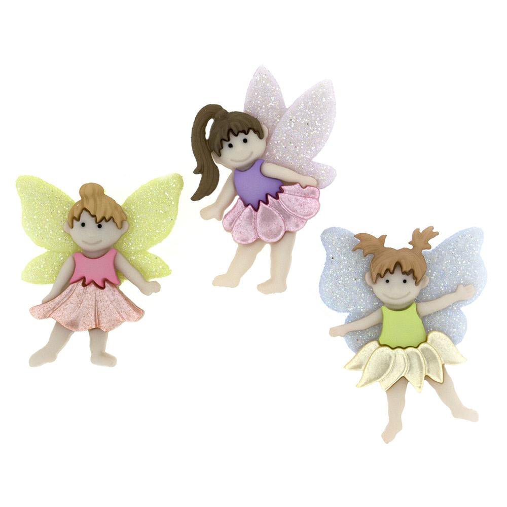 Botones Flower Fairies
