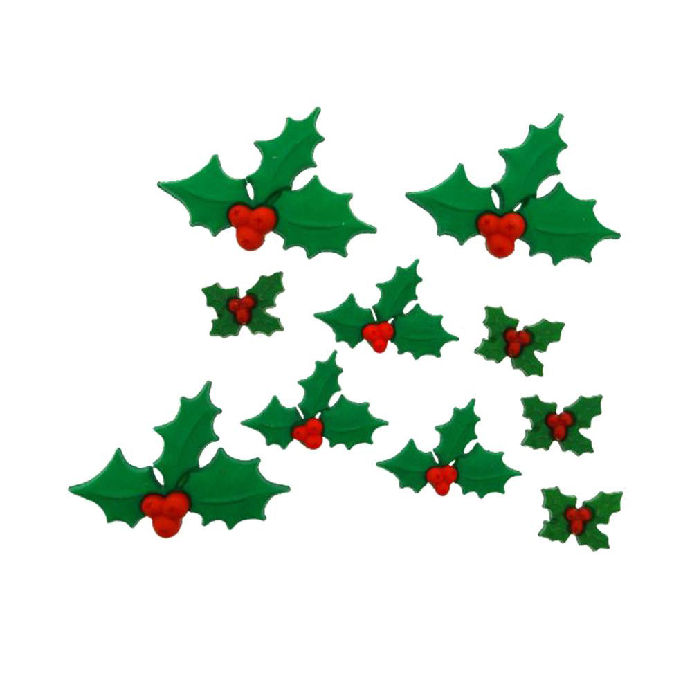 Botones Holly Jolly Christmas