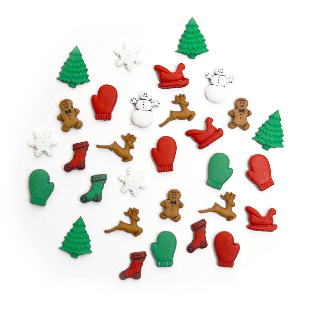 Botones Christmas Miniatures