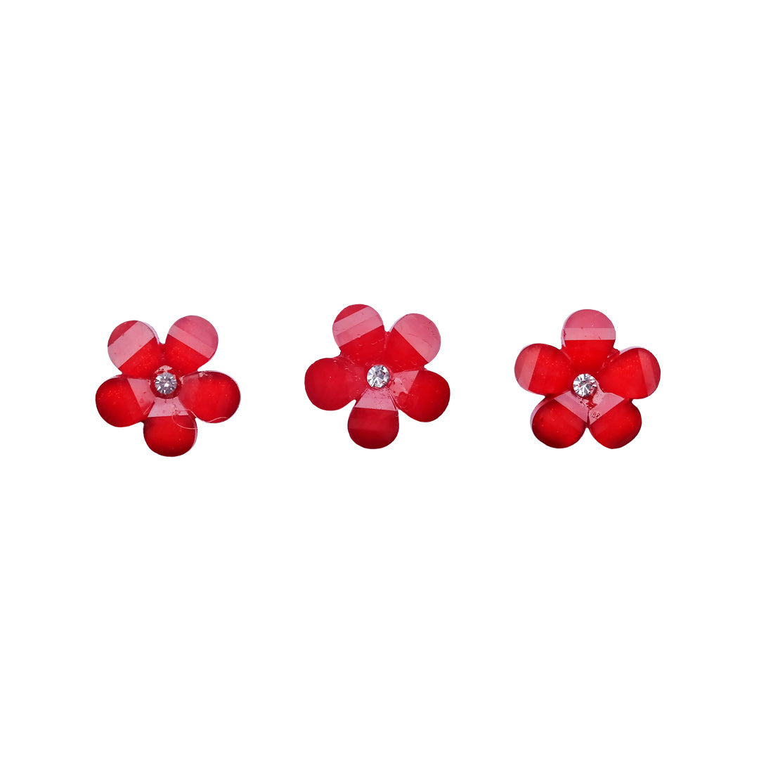 Botones Ruby Flowers