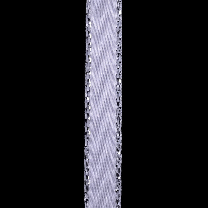 Cinta Raso Lurex Plata 07 mm