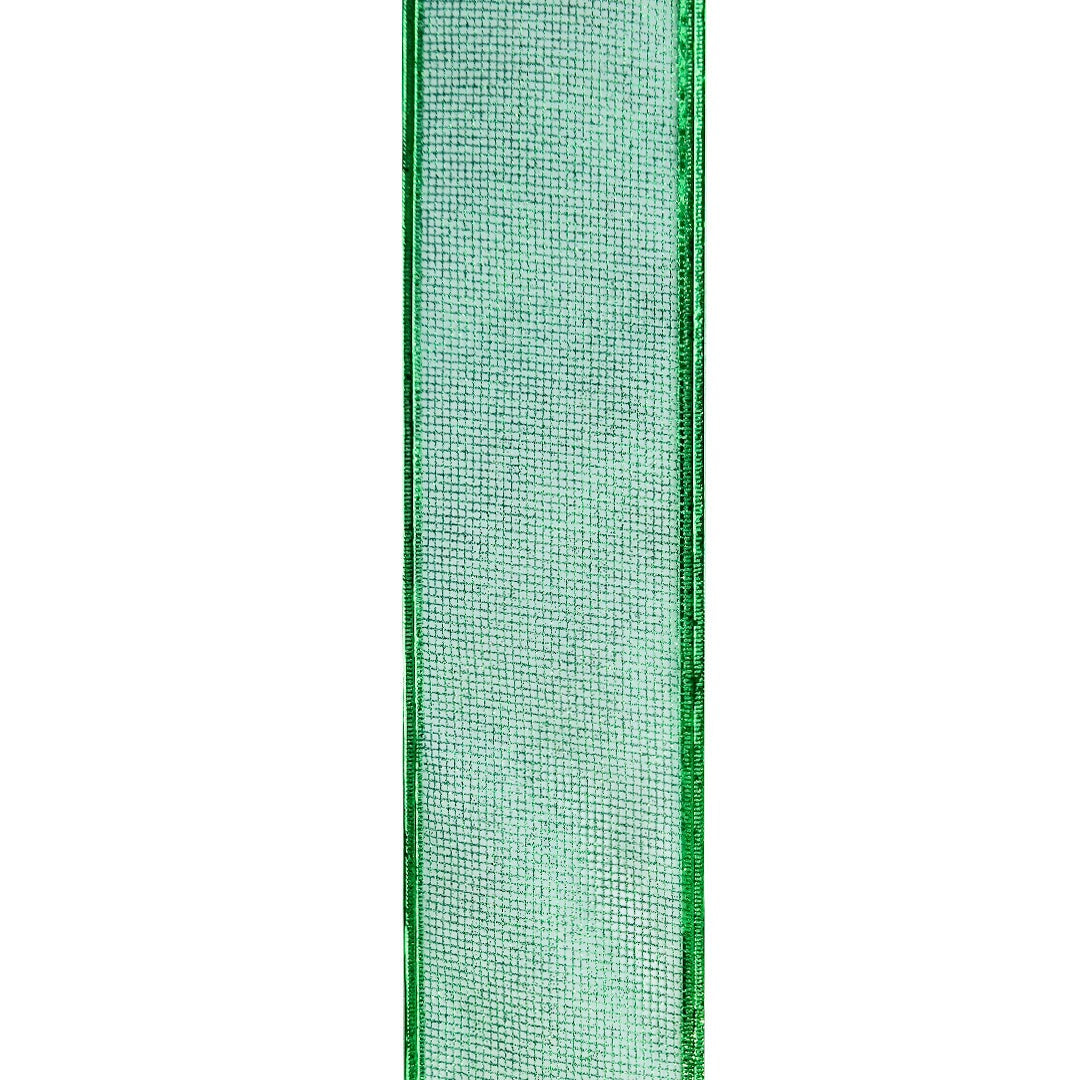 Cinta Navidad Alambrada 6.5 cm Malla