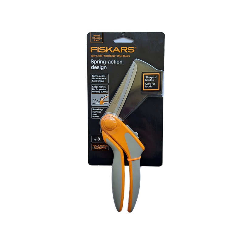 Tijeras Easy Action 8" Fiskars para corte de mesa