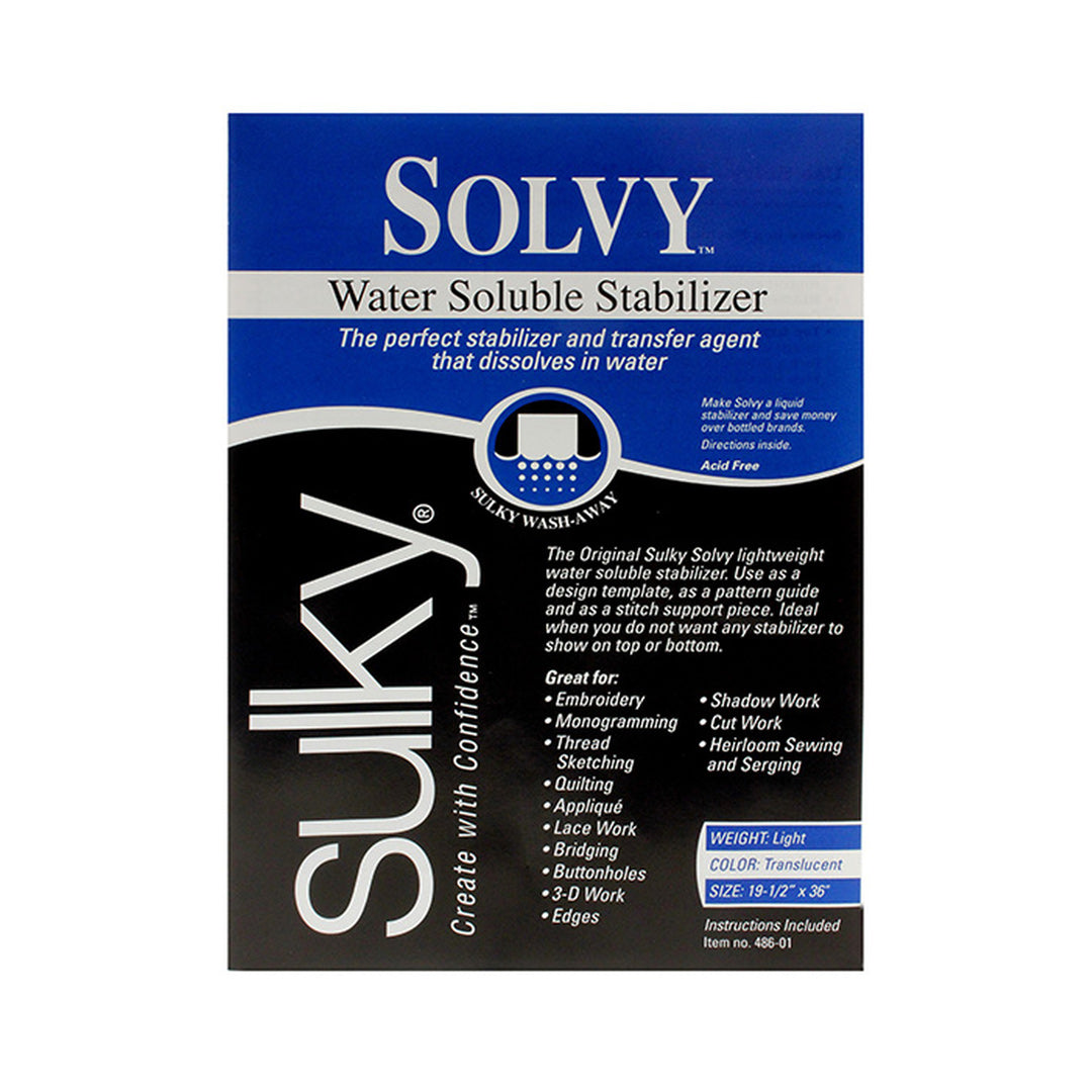 Entretela Sulky Solvy Soluble Ligera