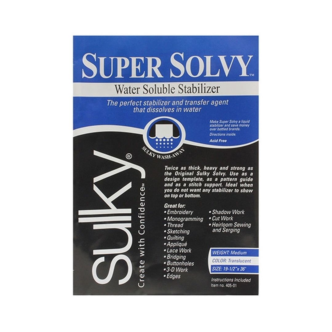 Entretela Sulky Super Solvy Soluble Medio