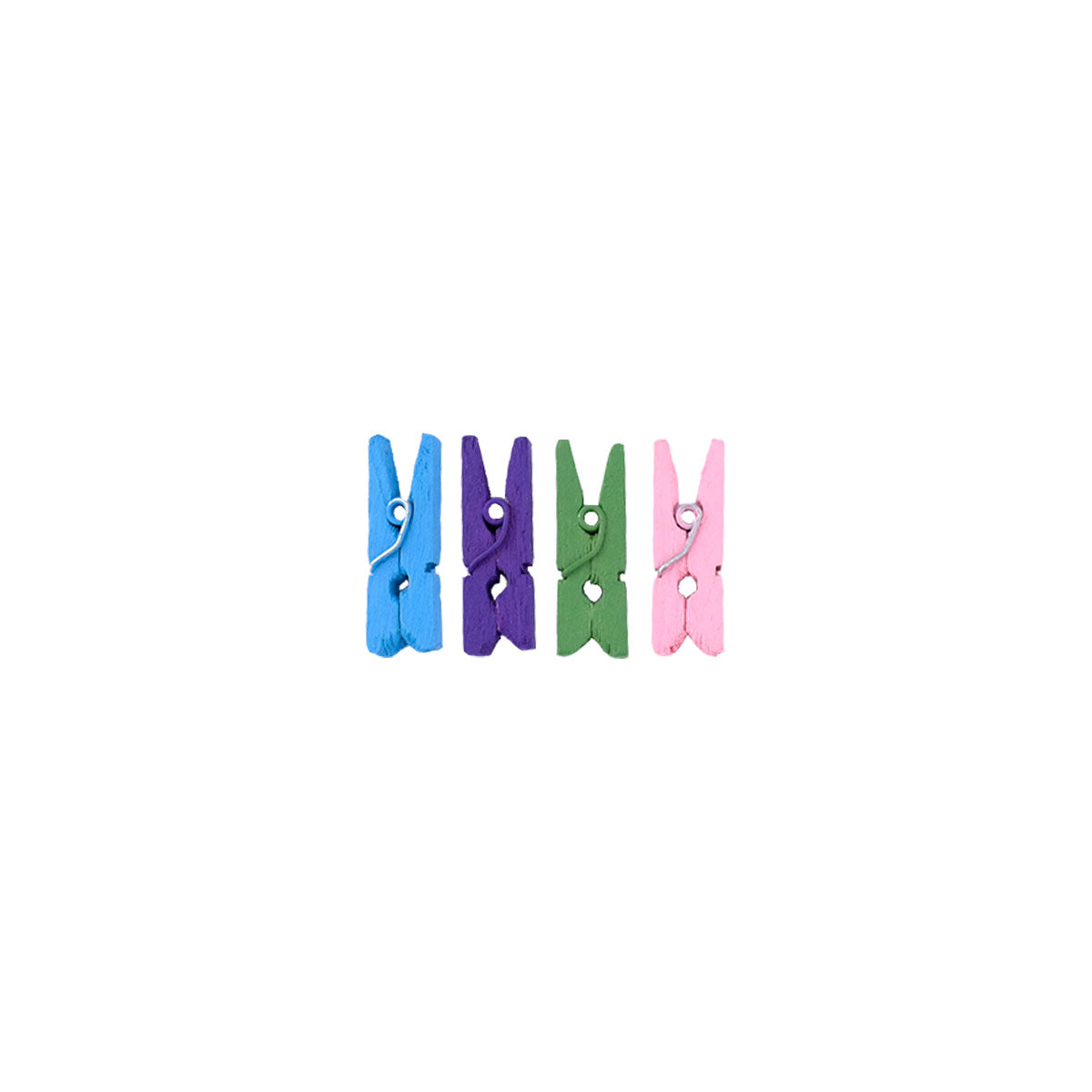 Mini Gancho Madera 2.5 Colores