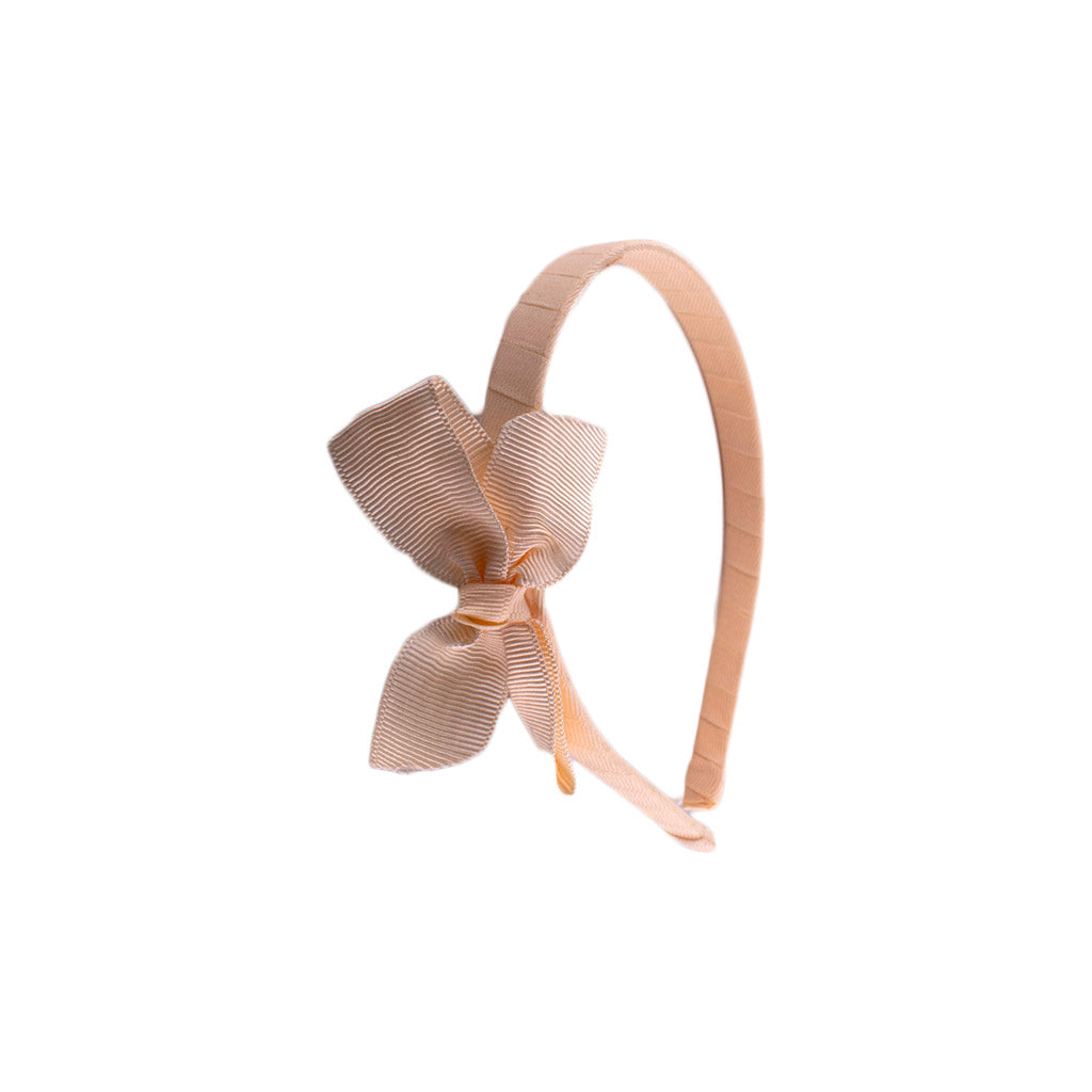 Diadema 2cm Moño Raso