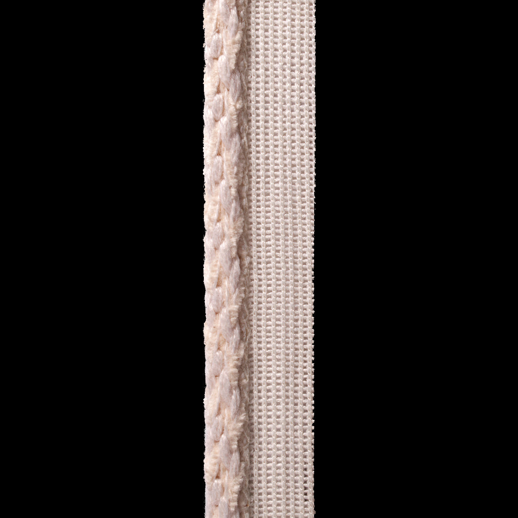 Cordón algodón con pestaña 25 mm