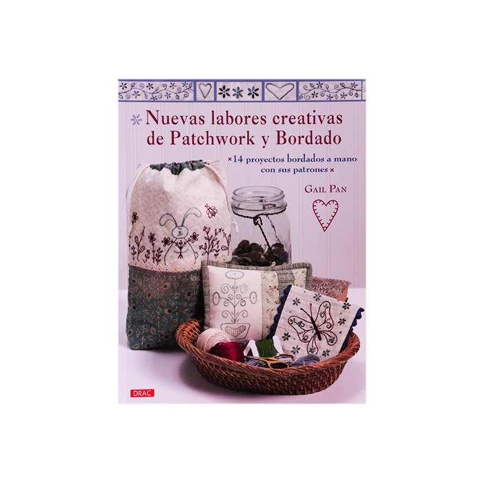 Libro Nuevas labores creativas de Patchwork y Bordado