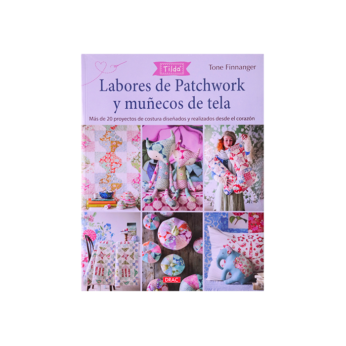 Libro Labores de patchwork y muñecos tela